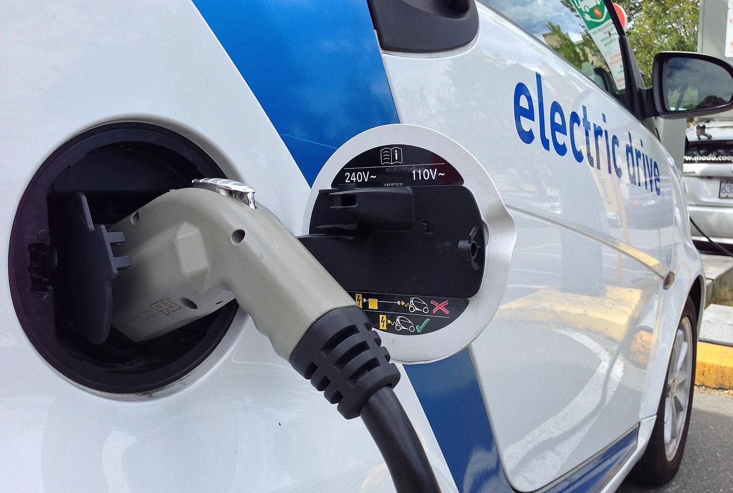 Punto de carga para coches eléctricos