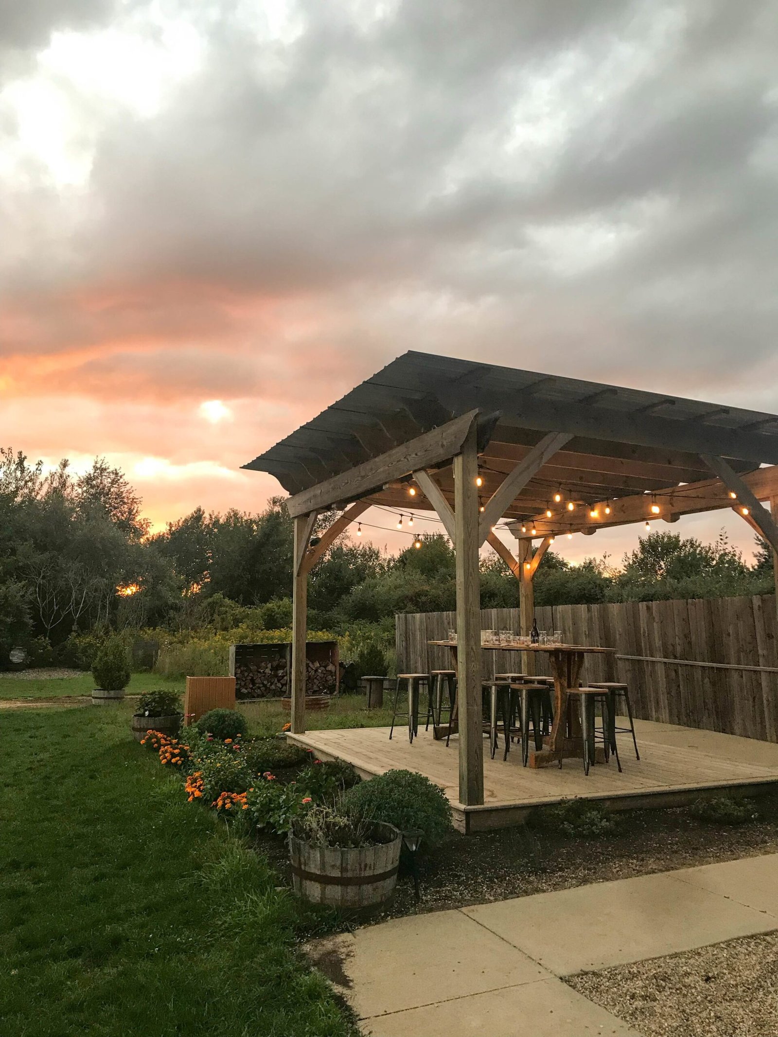 Pérgola de madera